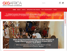Tablet Screenshot of gegafrica.org